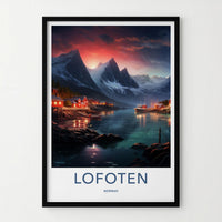 Lofoten Poster - Norway Wall Art
