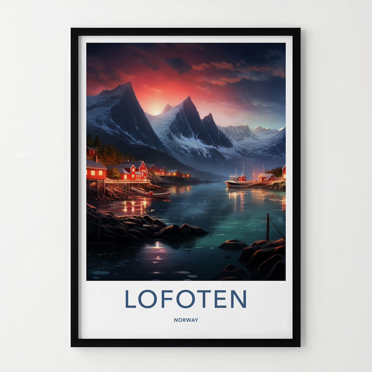 Lofoten Poster - Norway Wall Art