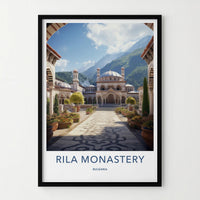 Rila Monastery Poster - Bulgaria Wall Art