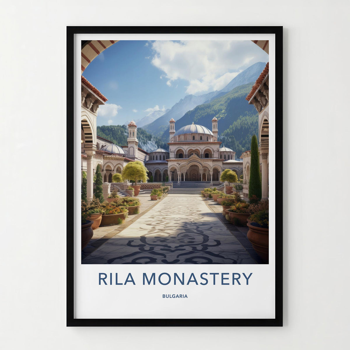 Rila Monastery Poster - Bulgaria Wall Art