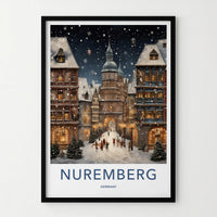 Nuremberg Wall Art - Germany Wall Art Featuring Medieval Buildings