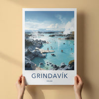 Grindavik Poster - Iceland Wall Art