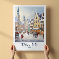 Tallinn Wall Art - Estonia Travel Poster