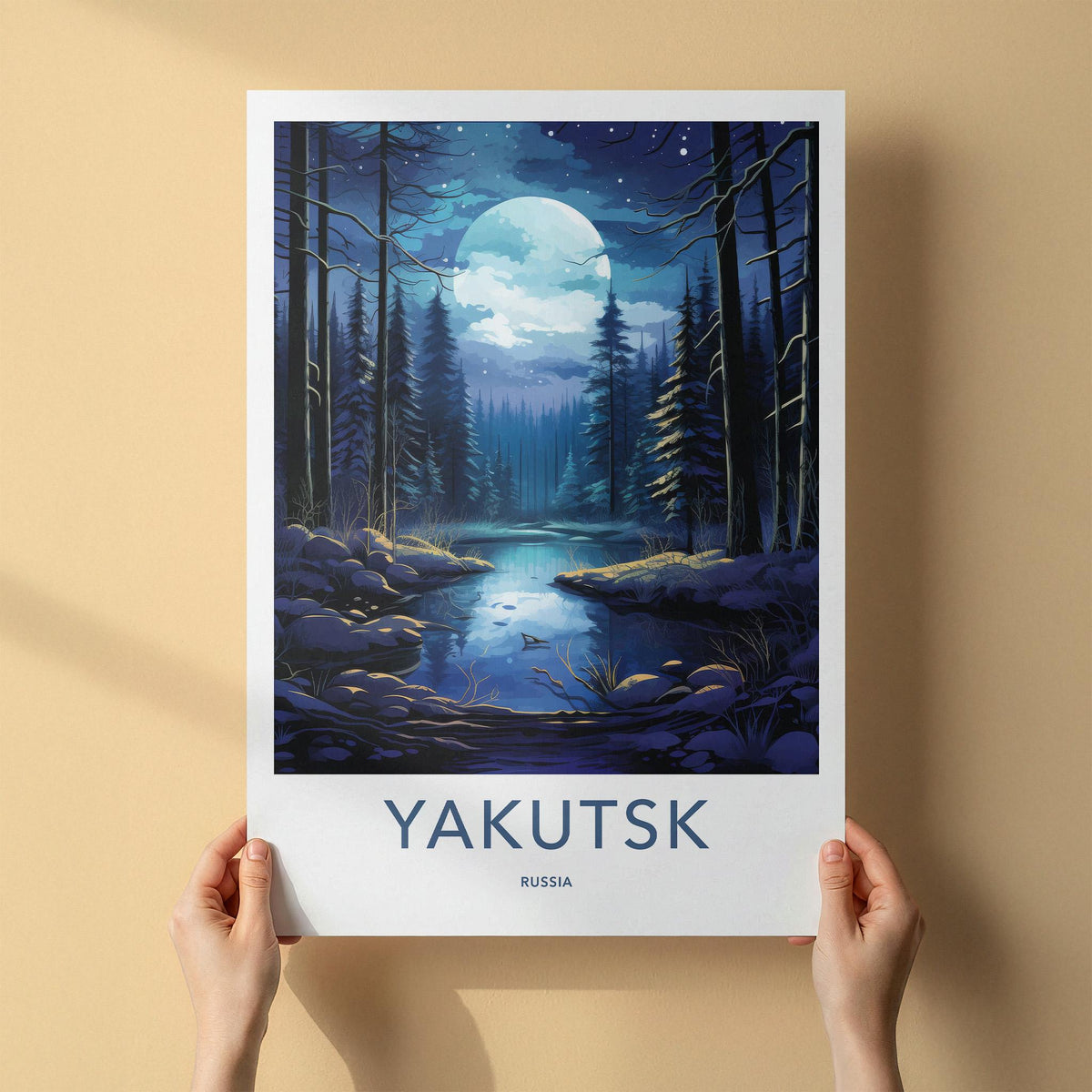 Yakutsk Wall Art - Siberia Decor