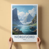 Nordfjord Wall Art - Norway Poster With Serene Fjord Landscape Print
