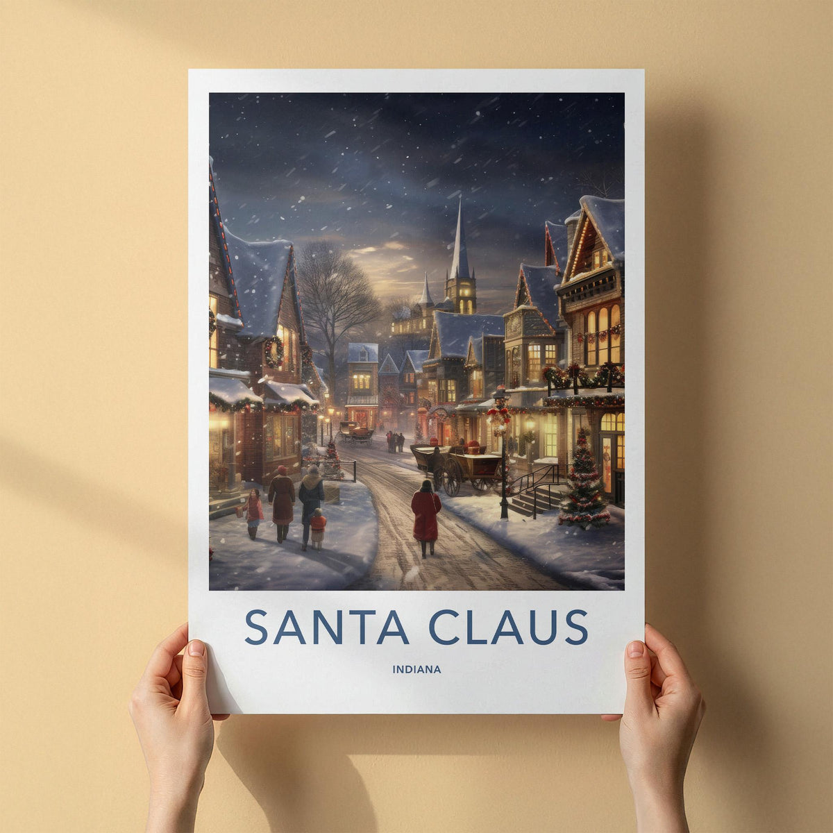 Santa Claus Poster - Indiana Wall Art