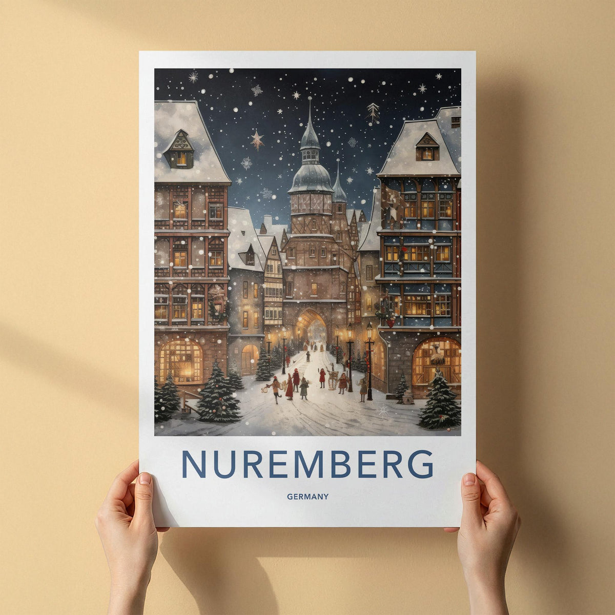 Nuremberg Wall Art - Germany Wall Art Featuring Medieval Buildings