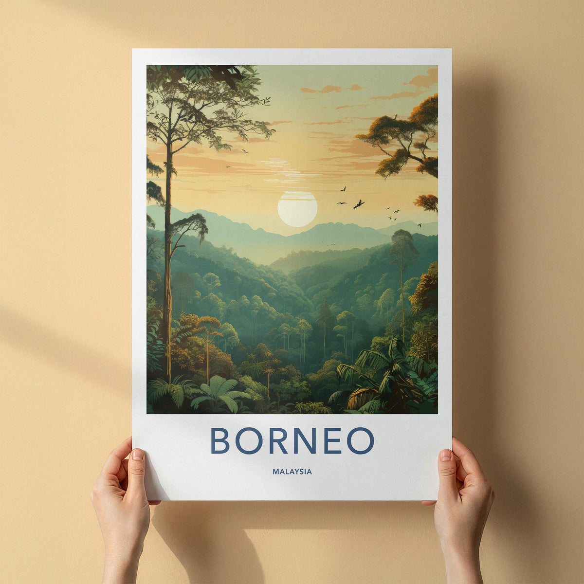 Borneo Poster - Malaysia Wall Art