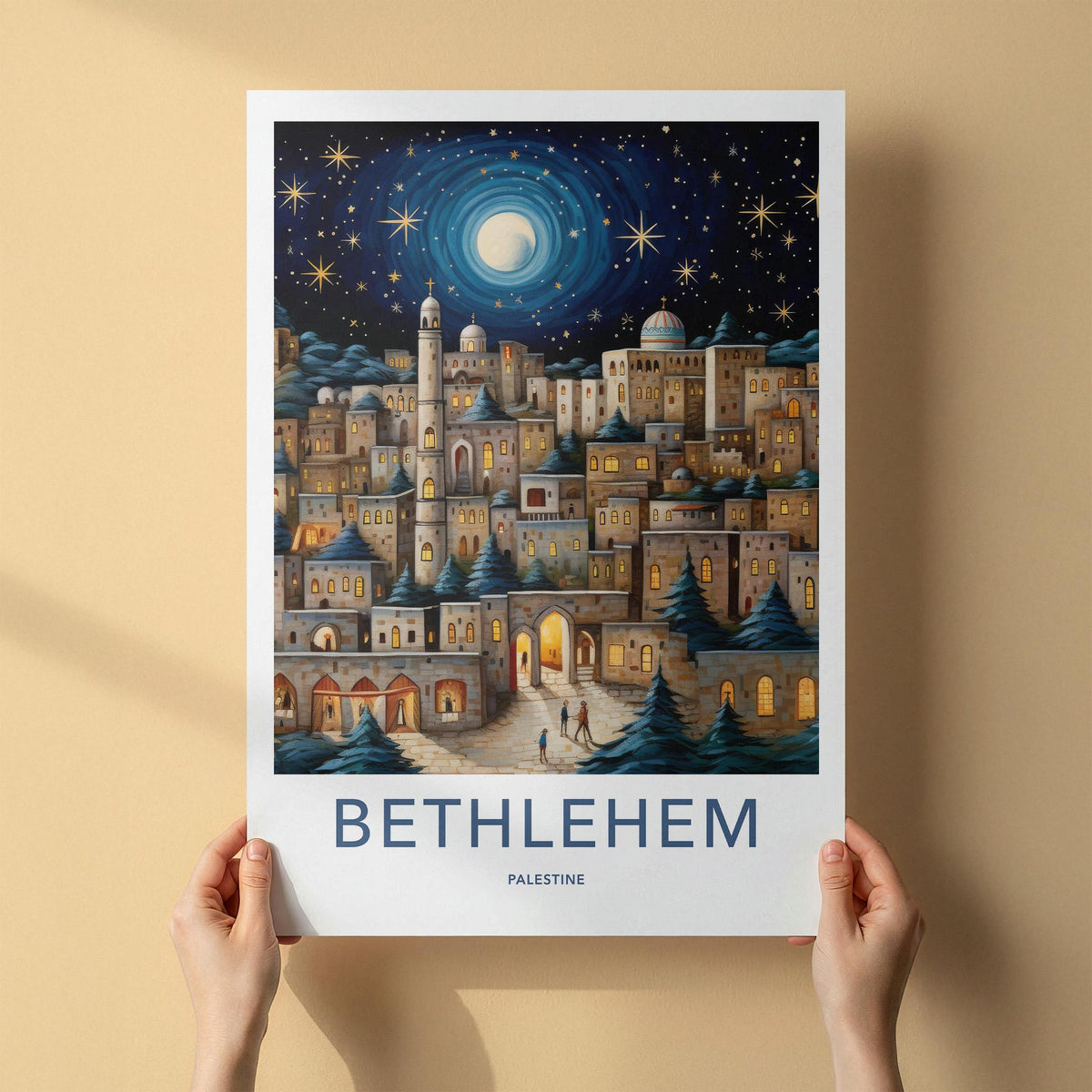 Bethlehem Wall Art - Historic City Artwork