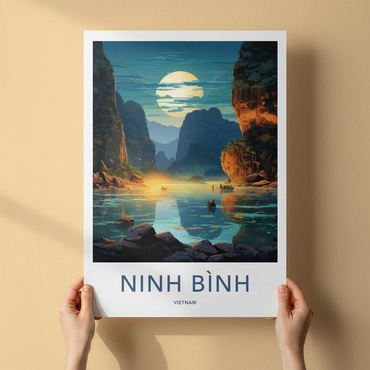 Ninh Binh Poster - Vietnam Wall Art