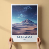 Atacama Desert Poster - Chile Wall Art Featuring Cosmic Desert