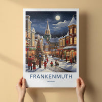 Frankenmuth Wall Art - Winter Village Scene