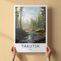 Yakutsk Poster - Siberian Landscape Print