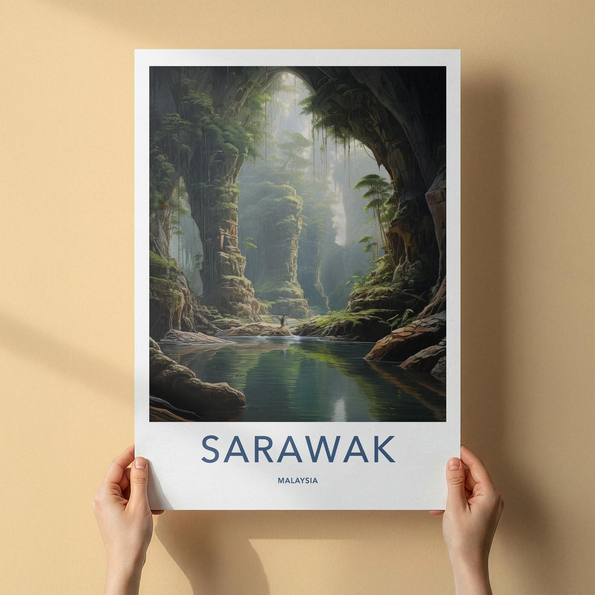 Sarawak Wall Art - Malaysia Tropical Rainforest Landscape Print