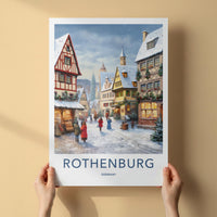 Rothenburg Wall Art - Historic German Town Poster
