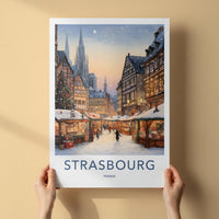 Strasbourg Wall Art - France Wall Decor With Medieval Cathedral
