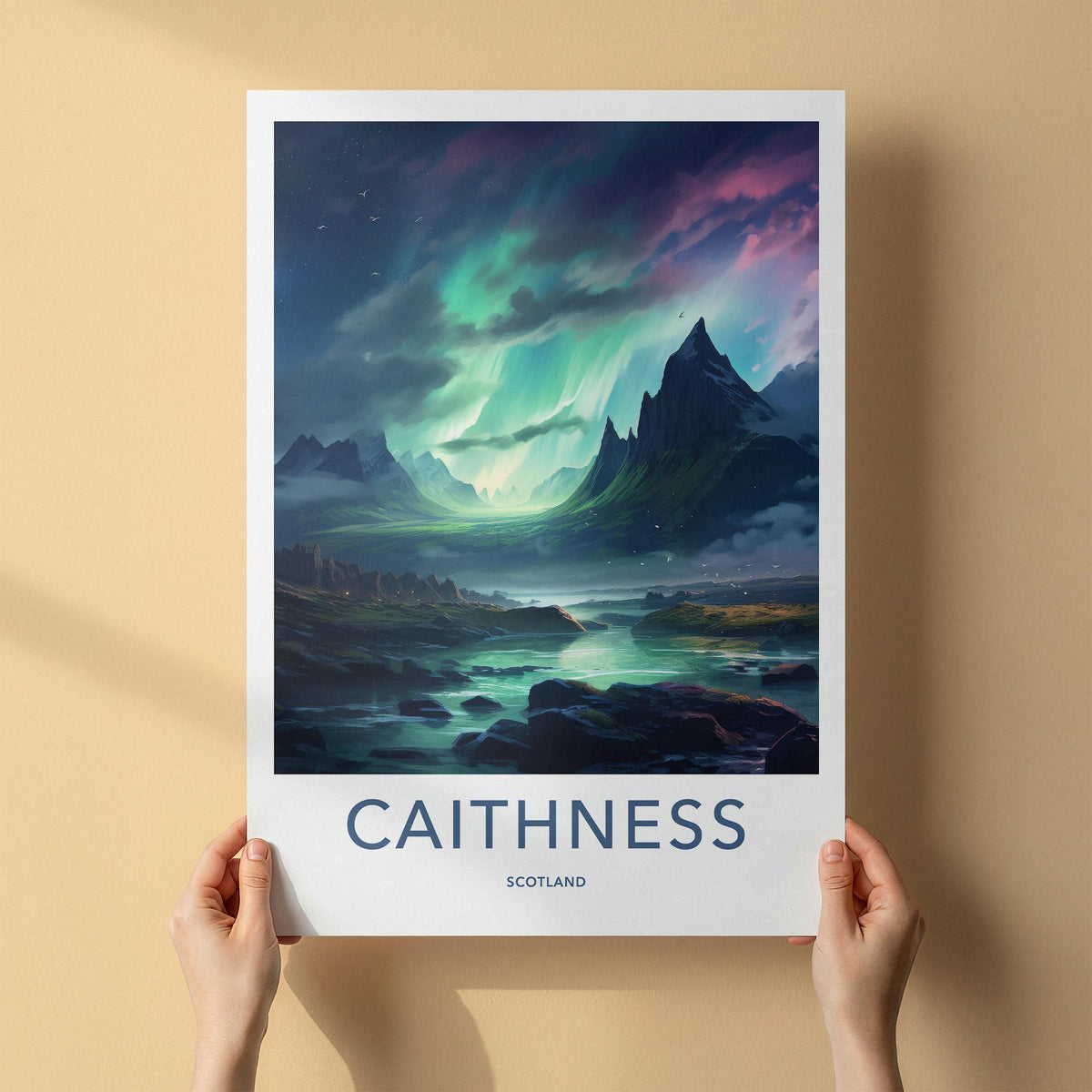 Caithness Scotland Poster - Scenic Highlands Wall Decor & Northern