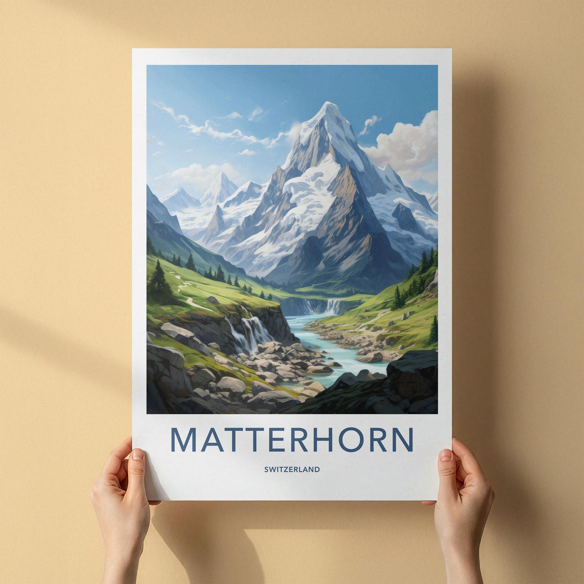 Matterhorn Poster - Swiss Alps Decor