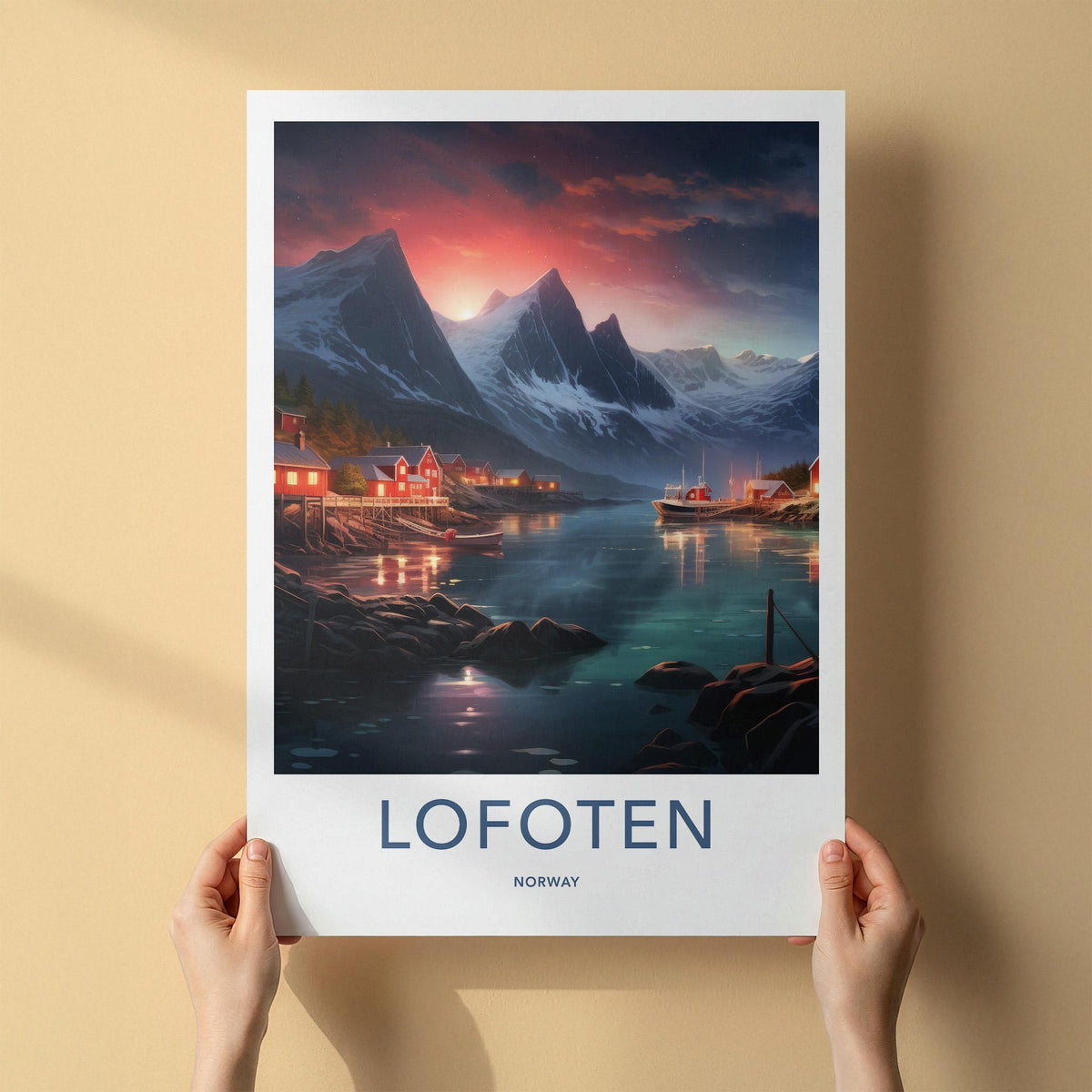 Lofoten Poster - Norway Wall Art