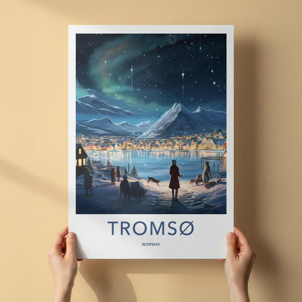 Tromsø Poster - Northern Lights Print