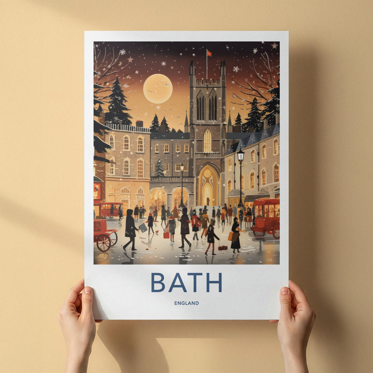 Bath England Poster - Georgian Architecture Print