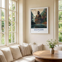 Sichuan Wall Art - China Wall Decor Featuring Buddha & Serene