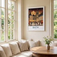 Bath England Poster - Georgian Architecture Print