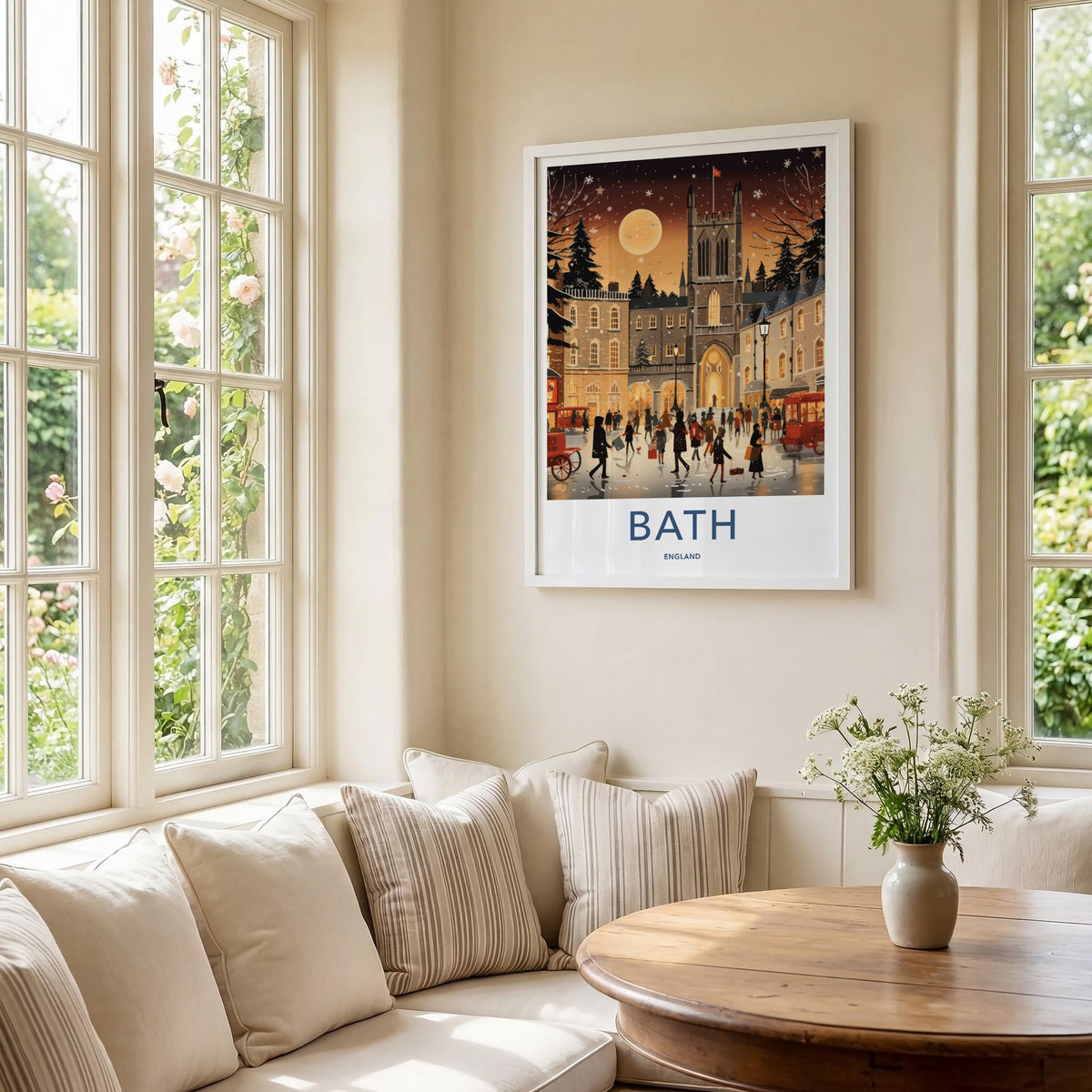 Bath England Poster - Georgian Architecture Print