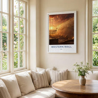 Western Wall Poster - Jerusalem Travel Poster