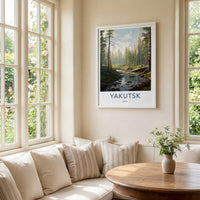 Yakutsk Poster - Siberian Landscape Print