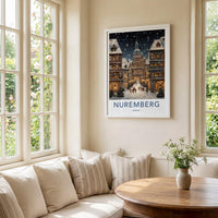 Nuremberg Wall Art - Germany Wall Art Featuring Medieval Buildings