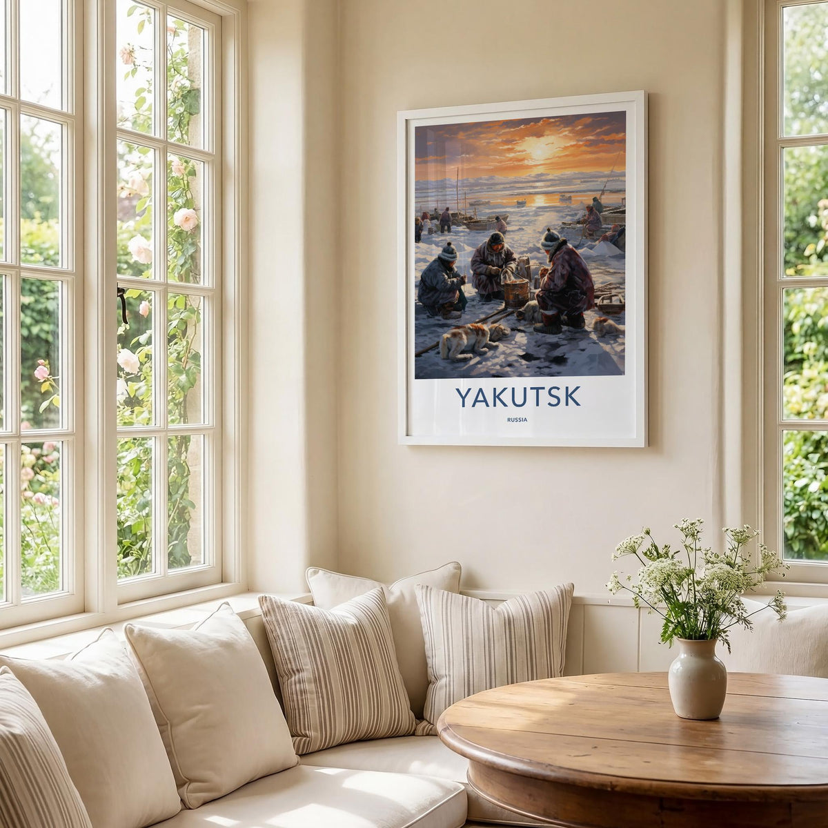 Yakutsk Wall Art - Siberian Winter Poster