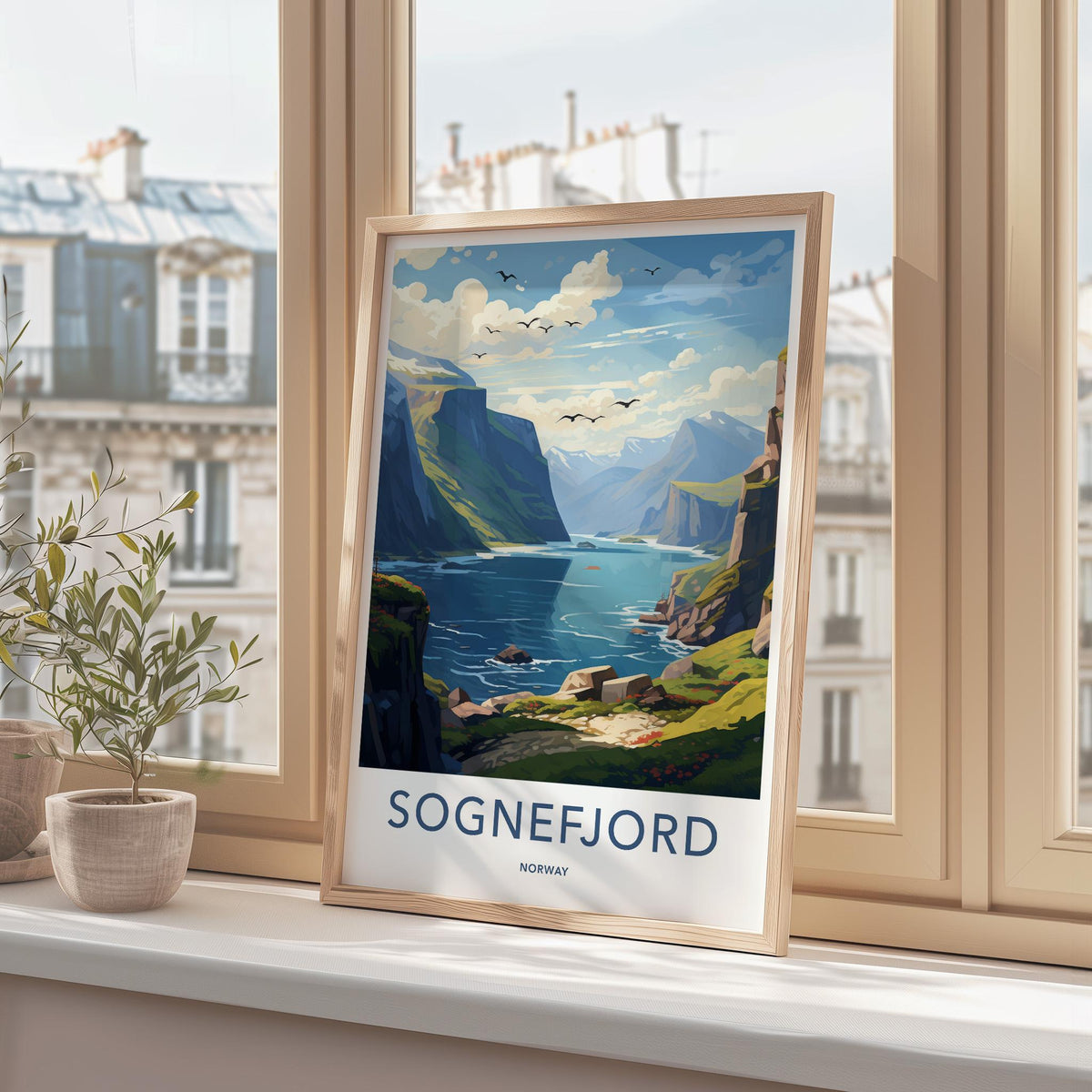 Sognefjord Poster - Norway Wall Art
