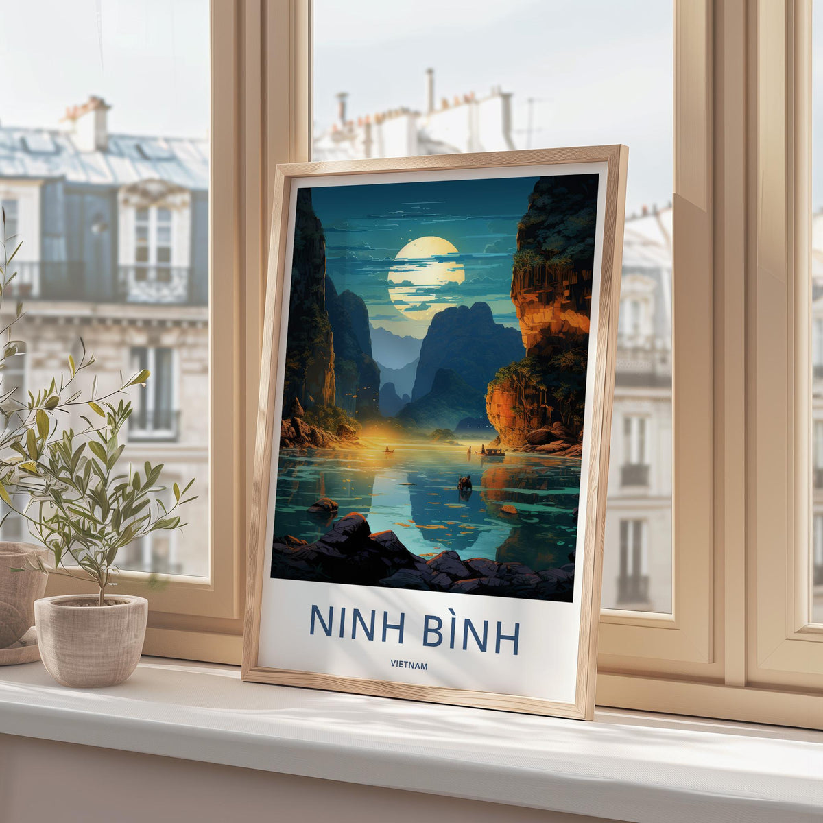 Ninh Binh Poster - Vietnam Wall Art