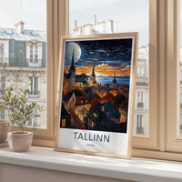 Tallinn Poster - Estonia Wall Art