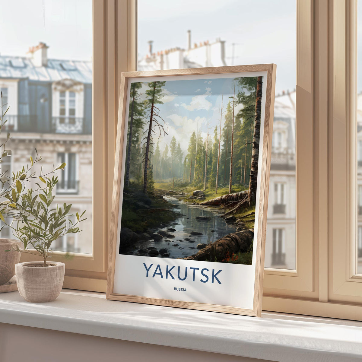 Yakutsk Poster - Siberian Landscape Print