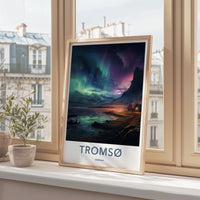 Tromsø Poster - Northern Lights Artwork
