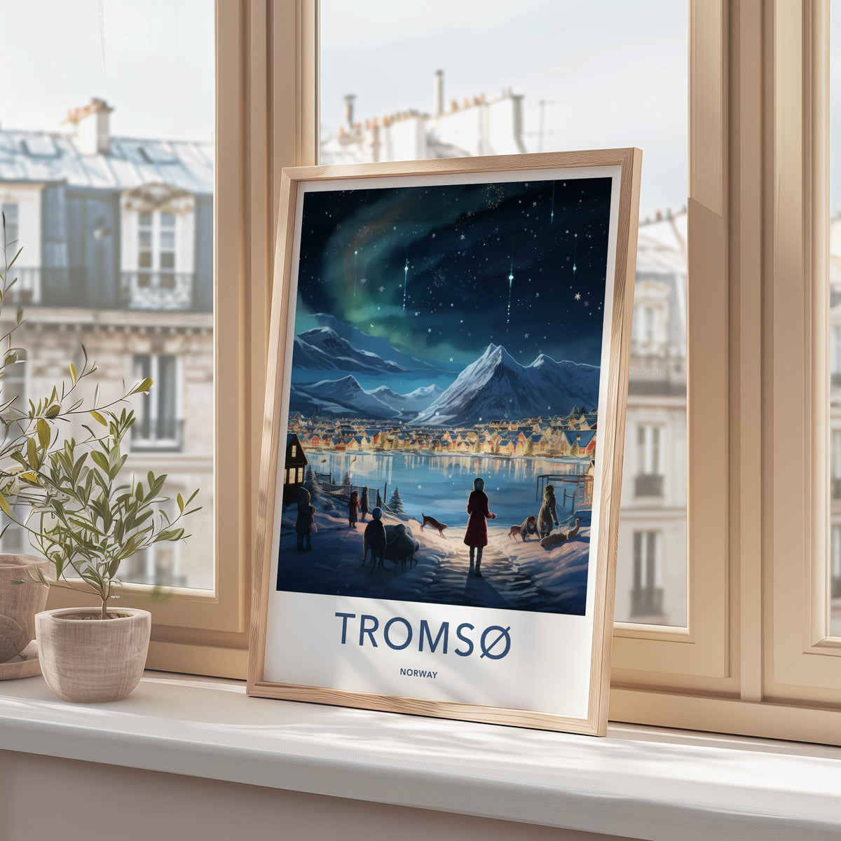 Tromsø Poster - Northern Lights Print
