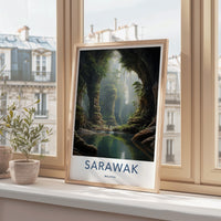 Sarawak Wall Art - Malaysia Tropical Rainforest Landscape Print