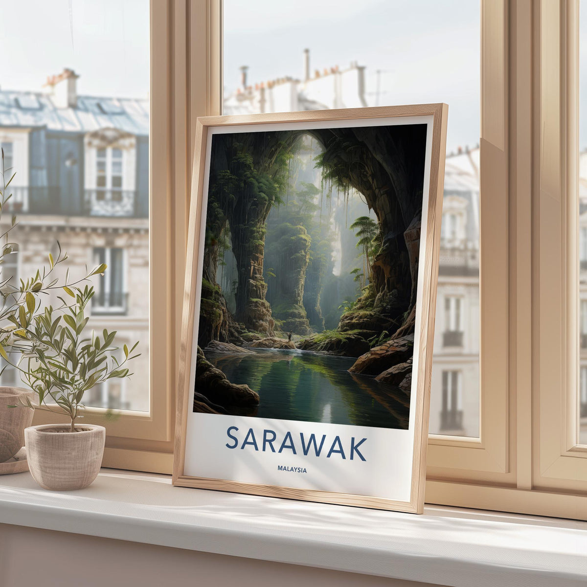 Sarawak Wall Art - Malaysia Tropical Rainforest Landscape Print