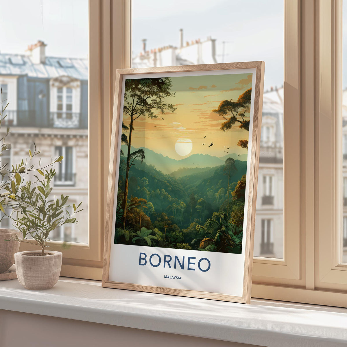 Borneo Poster - Malaysia Wall Art