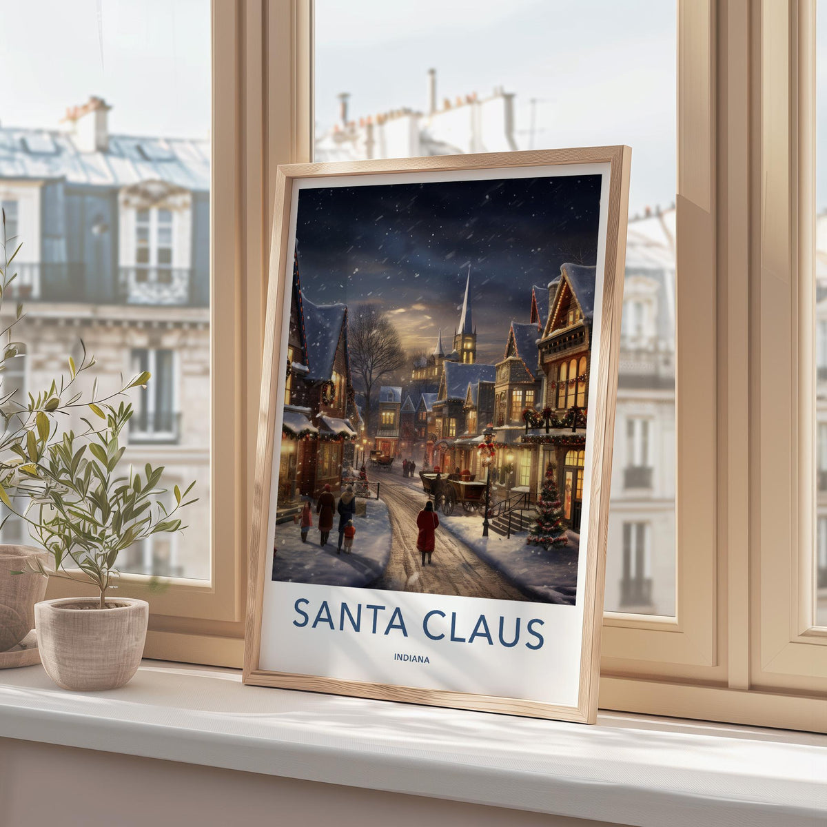 Santa Claus Poster - Indiana Wall Art