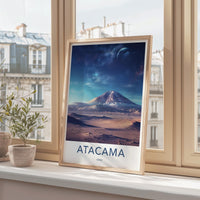 Atacama Desert Poster - Chile Wall Art Featuring Cosmic Desert