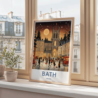 Bath England Poster - Georgian Architecture Print