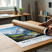 Matterhorn Poster - Swiss Alps Decor