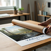 Yakutsk Poster - Siberian Landscape Print