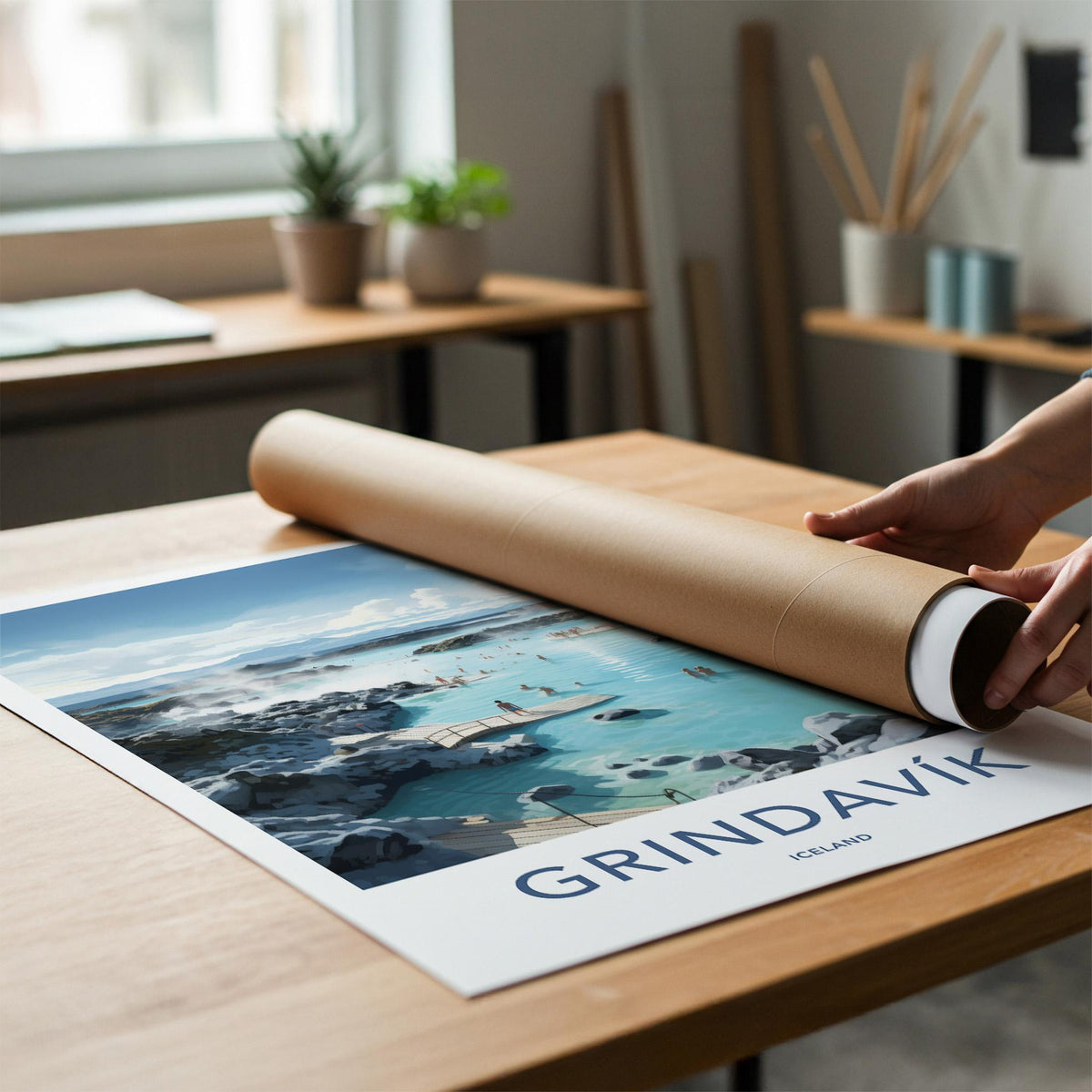 Grindavik Poster - Iceland Wall Art