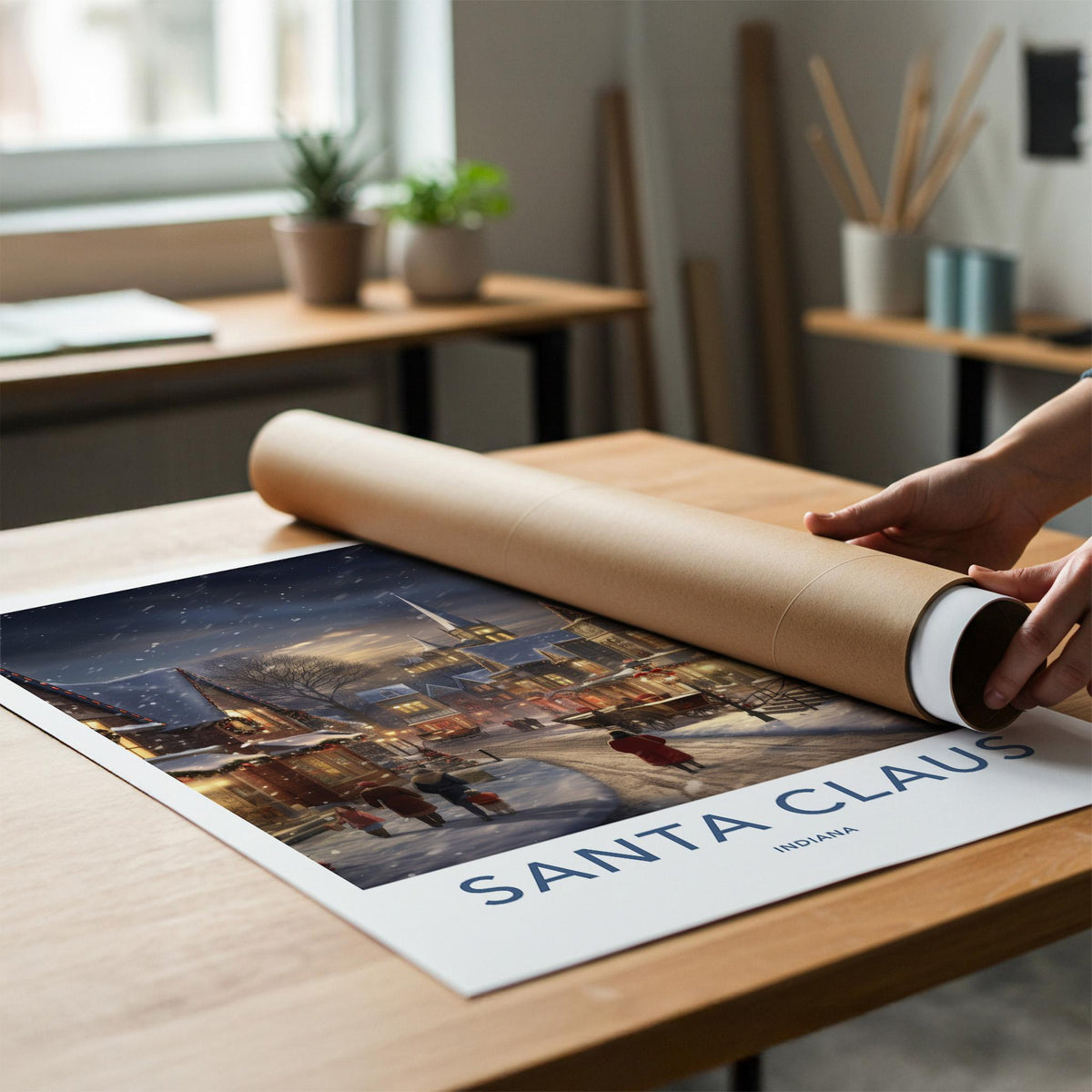 Santa Claus Poster - Indiana Wall Art