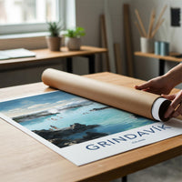 Grindavik Poster - Iceland Wall Art Featuring Volcanic Landscape