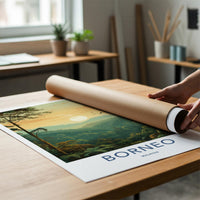 Borneo Poster - Malaysia Wall Art